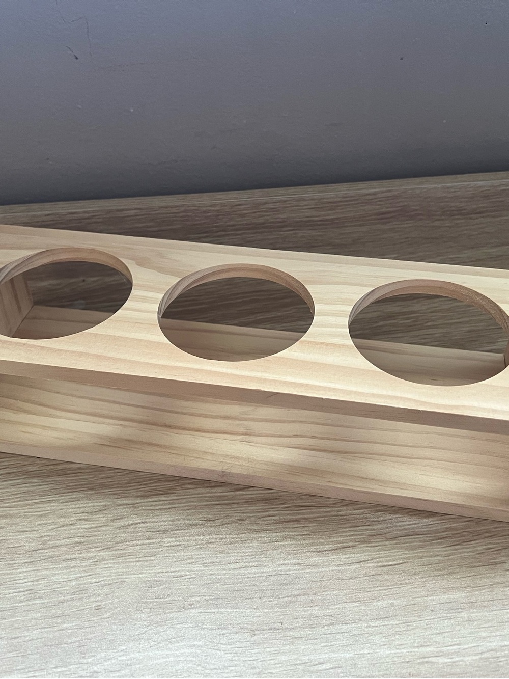 Wood plant holder for 3